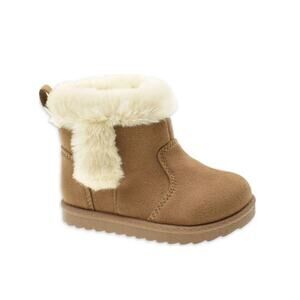 Wonder Nation Baby Girl/Boys Faux Shearling Boots Chestnut color Infant size 5